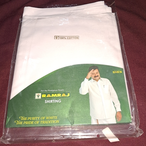 Cotton Candy Other - Ramraj Cotton White Shirting